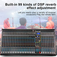 Depusheng DX32C Mélangeur professionnel Offre Spéciale 32 canaux avec amplificateur d'effets numériques Mélangeur de musique numérique Audio
