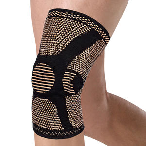 Genouillère en silicone antidérapante avec lettres, réglable, élastique, respirante, unisexe, pour la gym, le sport, le fitness, l'entraînement et la sécurité - Product Image 5