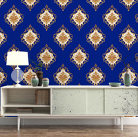 Design floral moderne PVC 3D papier peint gaufré imperméable à l'eau style forêt pour hôtel intérieur décor à la maison sur les murs intérieurs