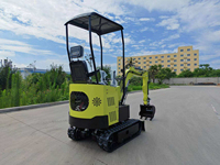 Promo Panas T10-2 Excavator Mikro 0.8 Ton untuk Kehutanan, Pertanian, Hidrolik, Zero Tail Swing, Mini Digger Handal