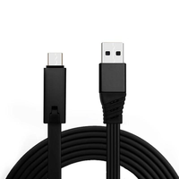 Nuevo Cable de Carga Rápida Reparable de TPE Plano 3A Micro/Tipo C/8 Pines para iPhone, Reciclable y Renovable