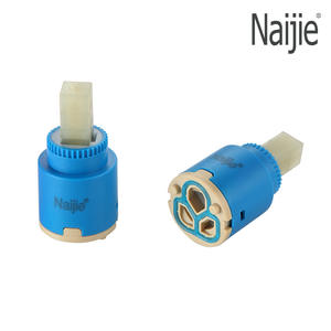 Cartouches de robinet en céramique rotatives à 90 degrés à double étanchéité Naijie 25 mm, accessoire de robinet de salle de bain, fabriqué et vendu par Naijie - Product Image 2