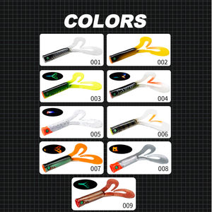 Señuelo de Pesca de Silicona Suave Hunthouse OEM al por Mayor, 3 Piezas/Lote, 145 mm, 21.7 g, Cola Doble Giratoria, para Pesca de Lucio, Lubina y Lucioperca - Product Image 5