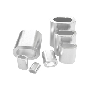 Acessórios de Alumínio para Corda de Aç<span class=keywords><strong>o</strong></span>: Luva Oval, Trava de Linha para Anzol, Mandril de Furo Único, Clipe de 8 Furos, Liga de Alumínio, Fabricantes - Product Image 3
