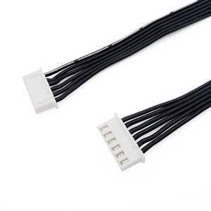 สายไฟซิลิโคน XH2.54 <span class=keywords><strong>JST</strong></span> XH2.54 มม. 2P 3P 4P 5P 6P 8P 10P พร้อมขั้วต่อสายแบตเตอรี่ ความยาว 20 ซม. สีดำ - Product Image 2