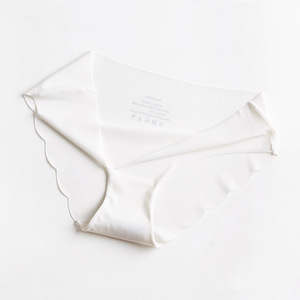 String pour femme en soie glacée Pure Desire, taille basse, triangle sexy, sous-vêtements de sport sans trace, uni, teinture unie, antistatique, séchage rapide - Product Image 2