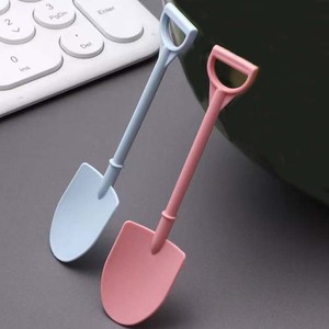 MOQ 500 piezas Cuchara desechable <span class=keywords><strong>de</strong></span> 10.5 cm, tipo pala, con empaque individual, creativa, para mousse, cupcake, postre, repostería, helado - Product Image 2