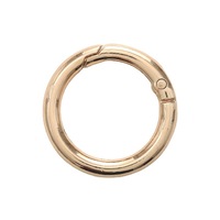 Nouveau style Anneau à ressort en alliage de zinc en forme de cœur, Fermoir mousqueton ouvert, Boucle de porte, Plaque porte-clés, Accessoires pour chaussures à trous, Grand anneau