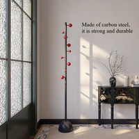 Porte-vêtements simple en métal sur pied, démontable, avec étagères de rangement pour chambre, dortoir, balcon, magasin de vêtements et salon