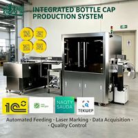 Machine de marquage laser UV haute vitesse avec collecte intelligente des données pour le codage des bouchons de bouteilles et système de liaison intégrée