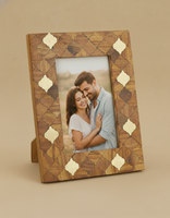 Cadre photo en bois d'acacia fait main fabriqué en Inde pour la décoration de la maison de luxe et l'utilisation en cadeau, approvisionnement mondial disponible