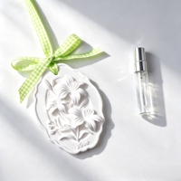 Diffuseur d'huiles essentielles en pierre de plâtre céramique parfumée en forme de fleur, pour la maison, la voiture et la garde-robe, vente en gros