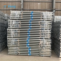 Étai de coffrage télescopique réglable en acier léger pour échafaudage et soutènement, Acro Jacks, usage extérieur, haute performance