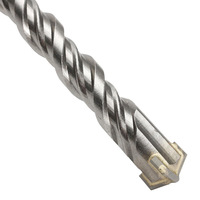 Foret SDS-Max à quatre cannelures, tête croisée, à quatre tranchants, en alliage de carbure de tungstène, pour marteau perforateur, béton et armatures