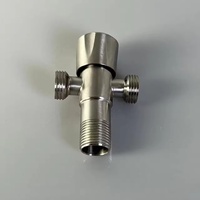 Banyo tuvalet 1/2 SS304 musluk açı horoz vana açı Stop vana ile fabrika fiyat