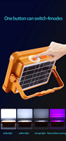 Lámpara Solar de 80000lm, 5 Modos, Linterna Portátil para Tienda de Campaña con Carga USB, Bombilla LED para Exteriores, Luz de Emergencia para Mercado Nocturno y Camping