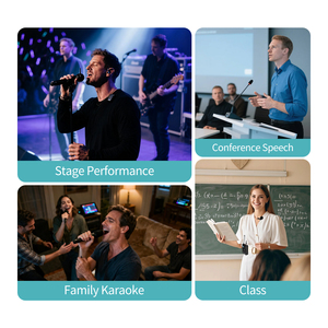 Depusheng mới ur422 chuyên nghiệp <span class=keywords><strong>4CH</strong></span> bodypack <span class=keywords><strong>Transmitter</strong></span> mic Micro không dây cho giai đoạn bài phát biểu - Product Image 6