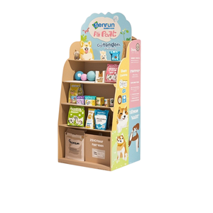 Fsc chứng nhận có thể gập lại các tông sóng POS hiển thị đứng tùy chỉnh thiết kế màu sắc cán bóng cho hiệu quả khuyến mãi - Product Image 2