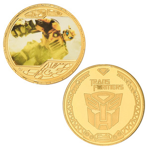 Pièces de monnaie commémoratives en fer <span class=keywords><strong>Optimus</strong></span> Prime, souvenirs à thème anime, objets artisanaux moulés sous pression avec étui de protection transparent - Product Image 6