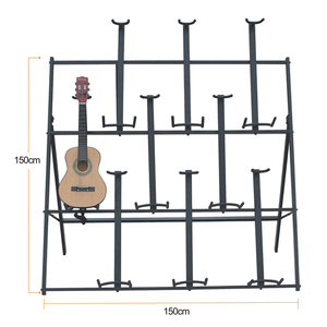 Support multi-<span class=keywords><strong>guitare</strong></span> pliant 9 supports support présentoir de <span class=keywords><strong>guitare</strong></span> - Product Image 1