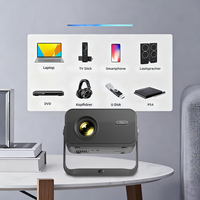 Mini projecteur vidéo LED A10 pour chambre, réunions, Android Smart, nouveau, USB, Wifi, téléphone, clé TV, cinéma maison, film 3D, 5G