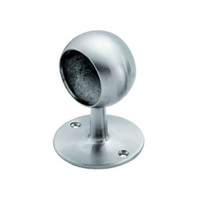 Support de main courante en acier inoxydable 304 316, finition brossée, accessoires de balustrade pour balcon en verre et rampe d'escalier