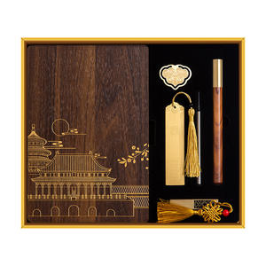 Juego de Cuadernos de Madera LX-20250630 con Encuadernación de Alambre, Diseño en Relieve, Bloc de Notas Personalizado para Oficina y Negocios, Papel Daolin de 80g - Product Image 5