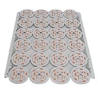 Substrats en aluminium MCPCB, circuit imprimé à noyau métallique pour ampoule LED intelligente Google Assistant RGBW E26/E27/B22, lumière Wi-Fi Alexa