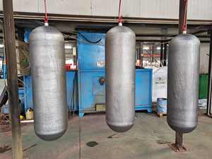 בלון פלדה לדלק CNG דגם CNG1-356-110-20B 200 בר קוטר חיצוני 356 מ\\\"מ לאוטובוס/משאית - מאושר על ידי TUV - Product Image 2