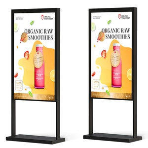 Cửa sổ phải đối mặt với hiển thị tất cả trong một CMS phần mềm đám mây Màn hình độ sáng cao double side bán lẻ kỹ thuật số biển kép bên - Product Image 6