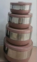 Ensemble chauffe-plats de luxe ultime 16L, 4 pièces, casseroles isothermes modernes pour cadeaux clients de grande valeur et vente aux détaillants d'élite