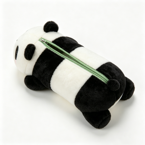 Customized <b>panda</b> plush pencil case,<b>panda</b> shaped plush pouch,cute <b>panda</b> pencil bag, plush <b>panda</b> stationery case - Product Image 3