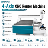 Routeur CNC pour le travail du bois Chenmai 1325 Outer Span 1300x2500mm, système DSP et machine de gravure à plat