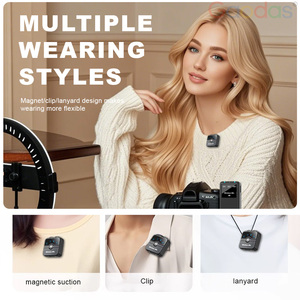 High-quality Recordings <b>Mini</b> Wireless Lavalier Microphone Outdoor Live Radio Noise Reduction for Mobile Phone Tie - Product Image 2
