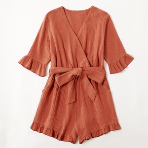 Double Gauzeโดยรวมผ้าฝ้ายเด็กRomperเด็กผู้หญิงJumpsuit Mommyและ<span class=keywords><strong>Me</strong></span> - Product Image 2
