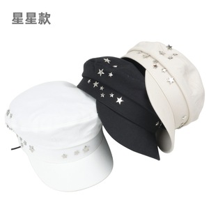 Casquette brodée Fashion Star en coton respirant, chapeau décontracté pour adultes, blanc et noir - Product Image 3