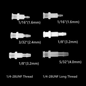 Customize Plastic bulkhead Luer <b>Quick</b> Coupling Hose Fittings Bulkhead Luer Lock Plastic <b>Connector</b> Chinese supplier - Product Image 5