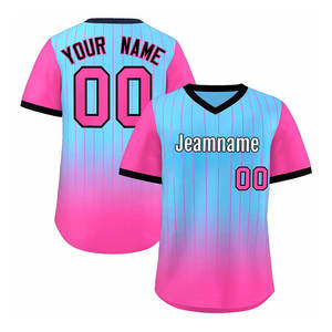 Marca personalizada Sublimação baratos costurado/logotipo impresso Sport Baseball Jersey - Product Image 1