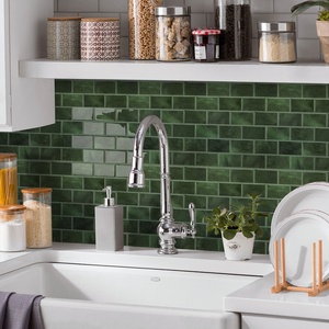 Nuovo arrivo verde metro Peel and Stick 3D mattonelle di piastrelle di marmo adesivo cucina Backsplash <span class=keywords><strong>per</strong></span> la decorazione <span class=keywords><strong>per</strong></span> la casa bagno <span class=keywords><strong>soggiorno</strong></span> - Product Image 2