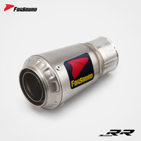 Forsound Factory Prix de Gros BMW S1000RR 2019-2026 MotoGP Silencieux Court en Acier Inoxydable Style Akrapovic pour Course