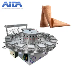 Máquina de fabricação de cone de waffle preço de fábrica para venda/sorvete fabricante de cone de waffle automático