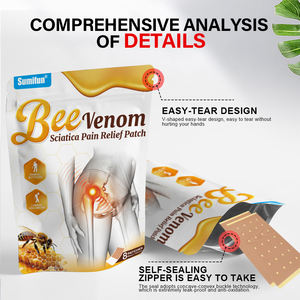 腰痛のための中国のハーブヘルスケア使い捨ての信頼できる品質カスタマイズ可能な弾性不織布ヒートパッチ - Product Image 5