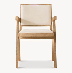 JAKOB, muebles de lujo de estilo moderno enmarcados, tela personalizada, cojín suave de felpa, marco de madera maciza, respaldo, sillones de comedor - Product Image 2