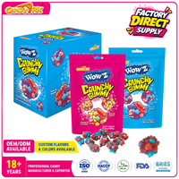 Bonbons Gommeux Croquants Wowz en Gros, Sucreries Colorées et Fruitées, Bâtonnets de Bonbons Mâchables Dulce 10g, Fournisseur d'Usine