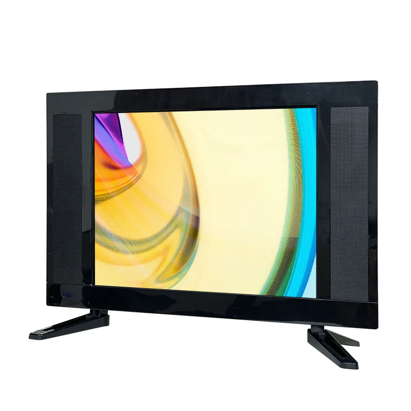 Televisión de pantalla plana de alta definición más barata de la marca OEM Tipo Televisión de tamaño pequeño DC 12V TV solar LCD 15 17 19 20 pulgadas televisión