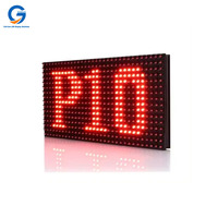 Outdoor P10 Einfarbiges SMD LED-Modul 320x160mm IP65 Wasserdicht 1/4 Scan Digitale Beschilderung