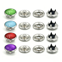 Accessoires vestimentaires personnalisés : Boutons-pression métalliques à cinq griffes recouvertes, boucles à cinq griffes, capuchons de boutons-pression