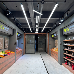 Système d'Éclairage sur <span class=keywords><strong>Rail</strong></span> Linéaire RONSE pour Centres Commerciaux, Projecteur LED Encastré 50W pour Supermarchés et Boutiques - Product Image 6