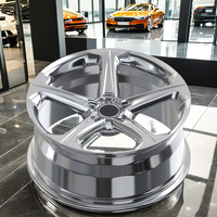 1 pièce - Jantes forgées monobloc chromées Leyi Koala, concaves profondes, 18-22 pouces, 5x112/114.3/120, compatibles avec M2/M3/M4 E36/E39/E60/E90