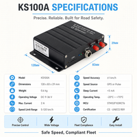 Controlador de Velocidad GPS 4G Keson R89 KS100A, Limitador de Velocidad Remoto de 5-120 KPH, Control de Aceleración para Camiones, Autobuses y Flotas, Venta al Por Mayor OEM